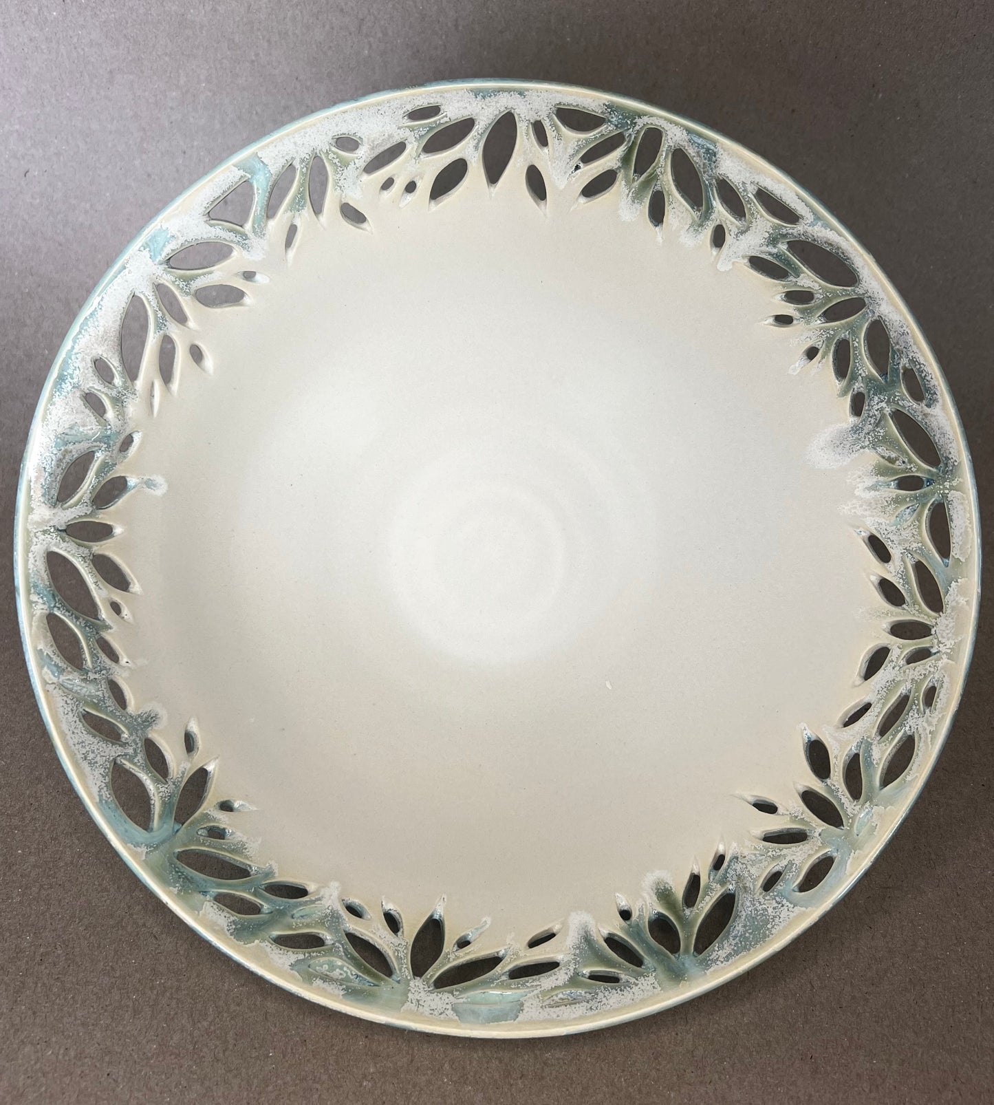 Veil Bowl - Pierced Rim